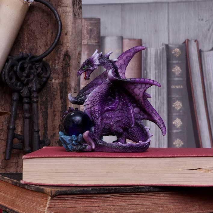 Thumbnail: Mystic Protection Purple Dragon Ornament - 10cm