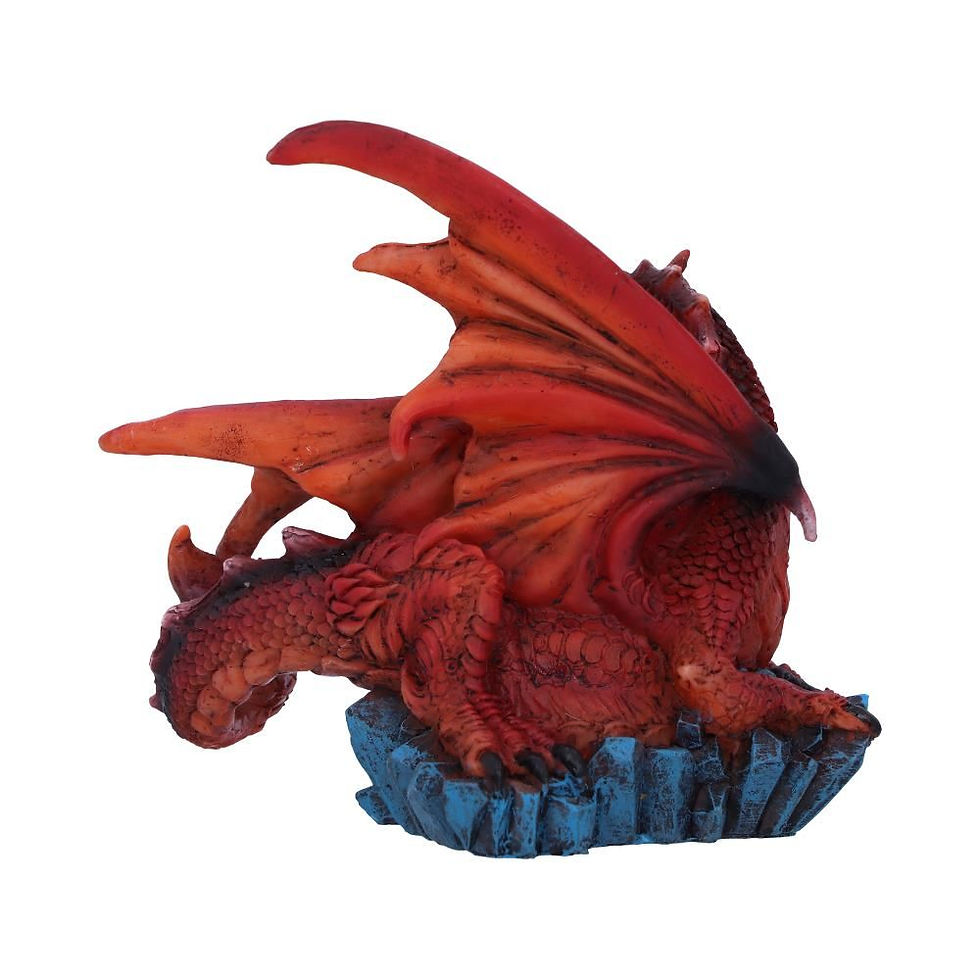 Thumbnail: Flame Protection Red Dragon Ornament - 10cm