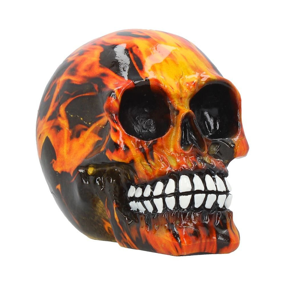 Thumbnail: Inferno Skull Ornament 11cm