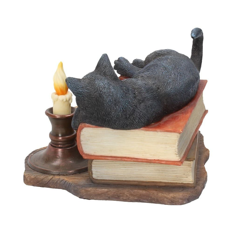 Thumbnail: The Witching Hour Black Cat Ornament - 20.5cm - Lisa Parker