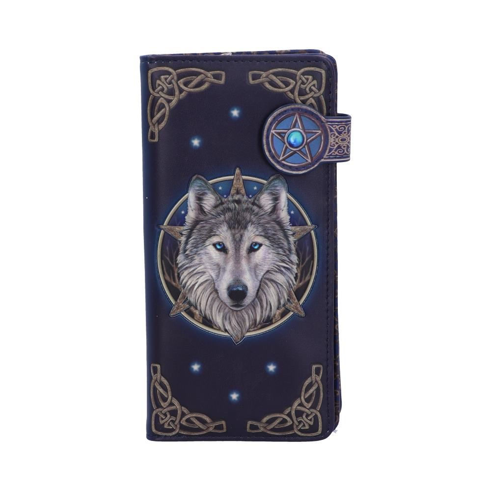 Wild One Wolf Embossed Purse 18.5cm - Lisa Parker