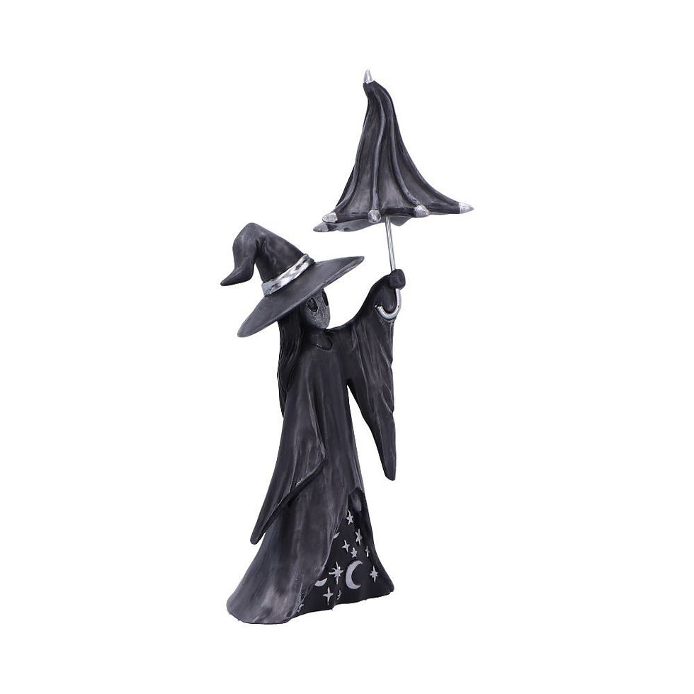 Thumbnail: Little Souls Twinkle Witch with Umbrella Ornament - 18cm