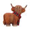Thumbnail: Highland Snug Cow Ornament - 11.5cm