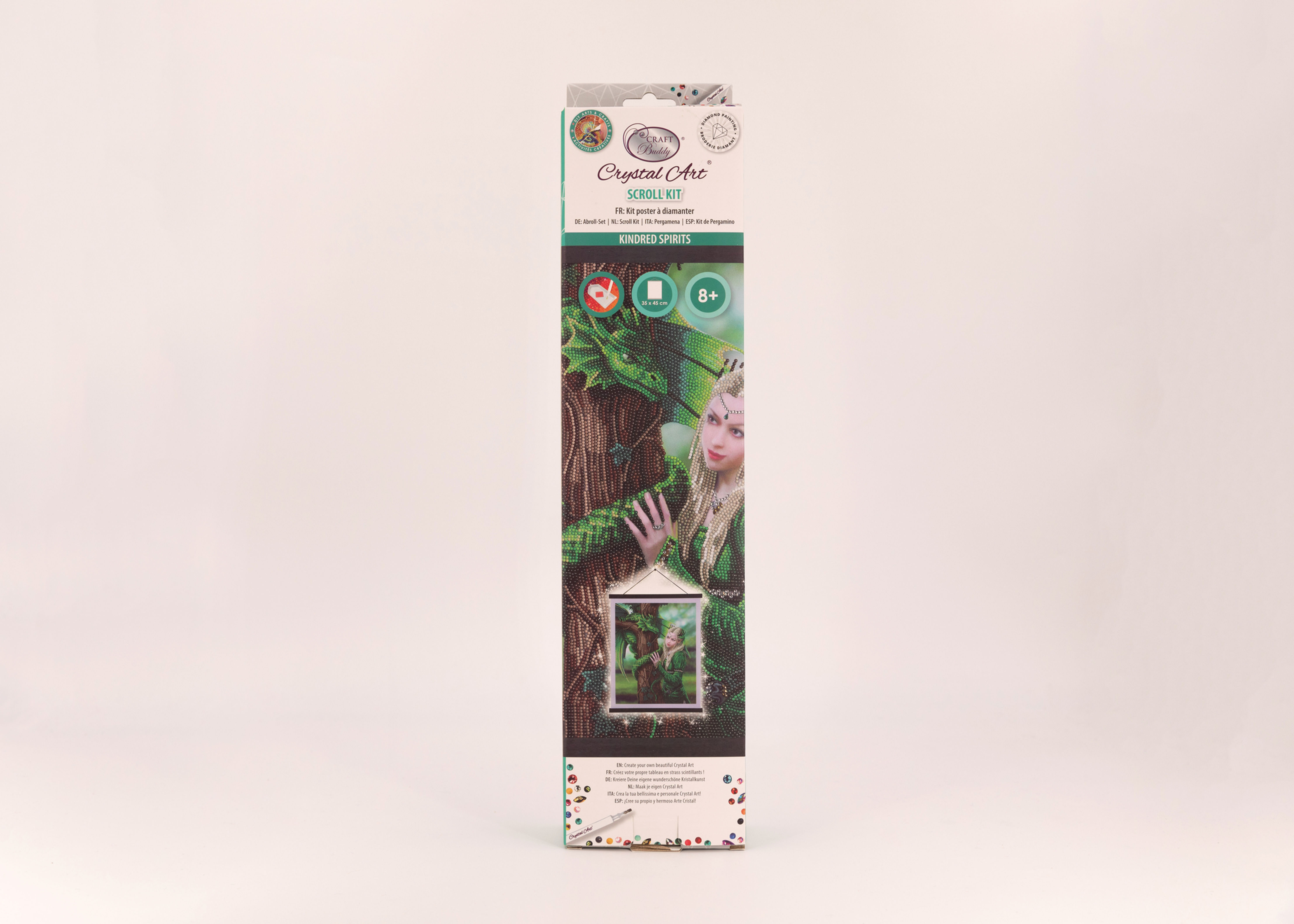 Kindred Spirits Crystal Art Scroll Kit - Anne Stokes