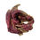 Thumbnail: Aaden Red and Golden Resting Dragon Ornament - 10.2cm