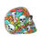 Thumbnail: Calypso Graphic Art Skull Ornament 19cm