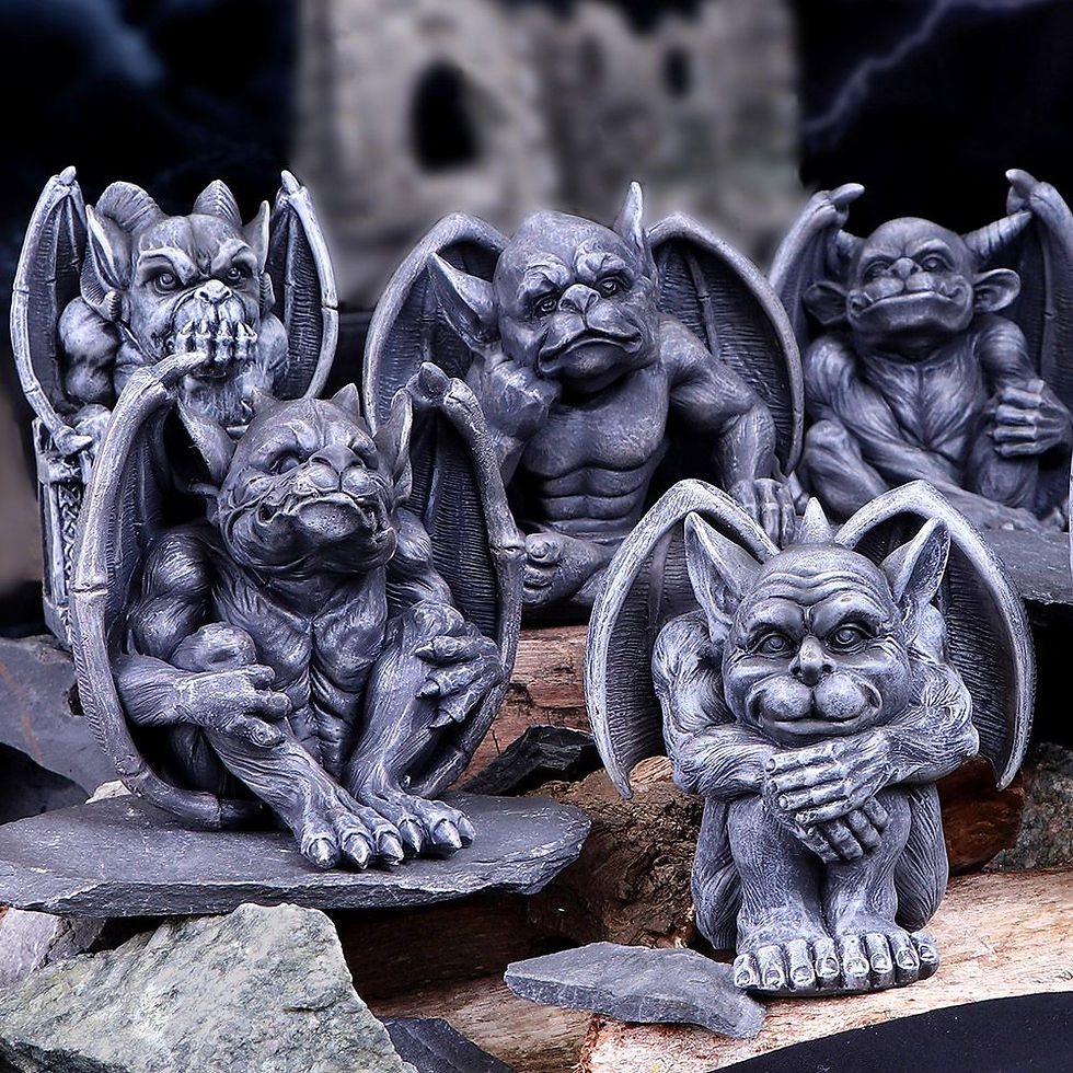 Thumbnail: Hugo Grotesque Gargoyle Ornament - 12.5cm