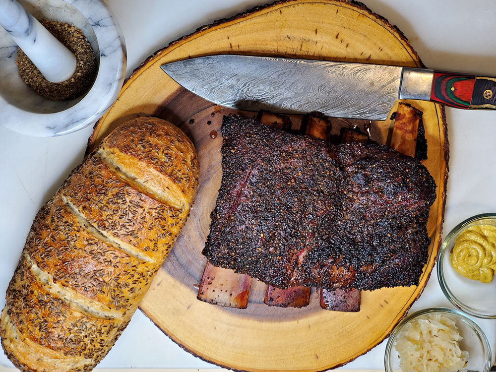 Pastrami Home Cured Beef Chuck Short Ribs