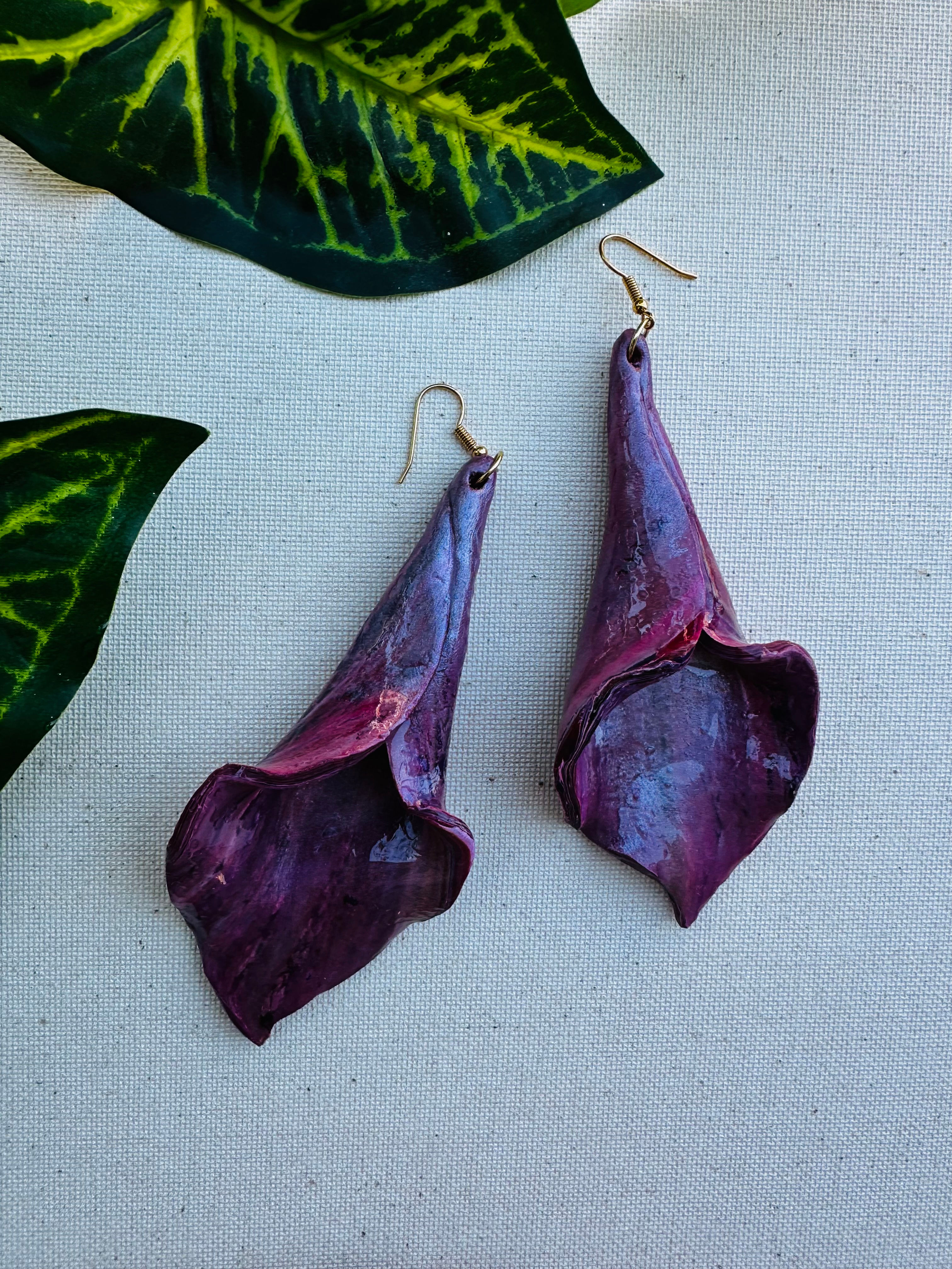 Purple Calla Lily- Large