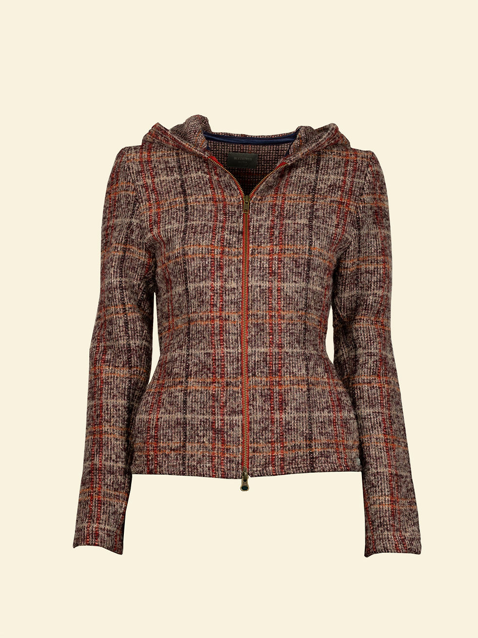 Jacke Hodi - Karo bordeaux