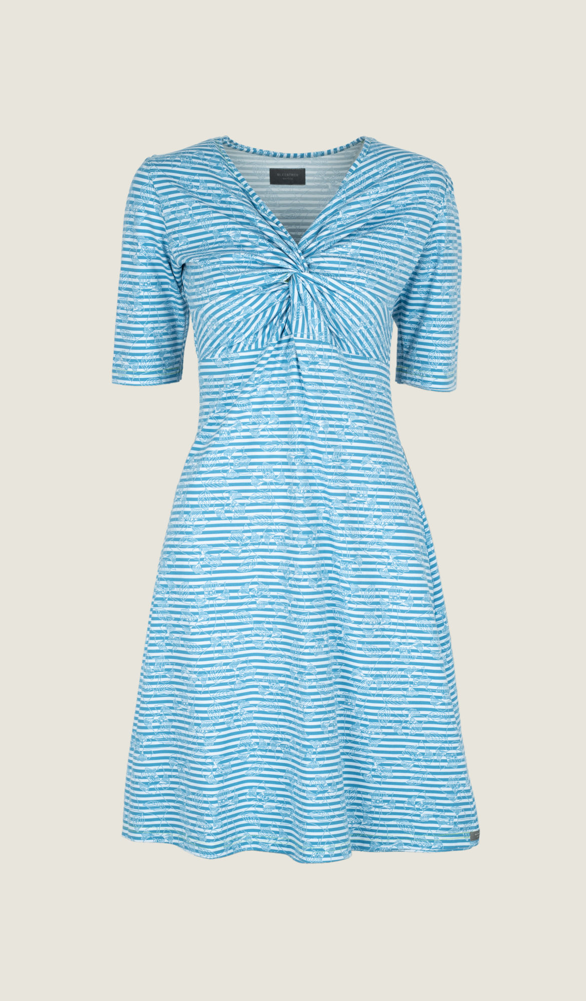 Alex Blumen Streifen blau