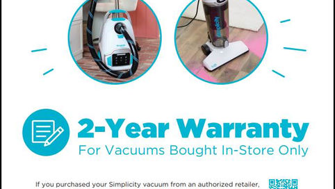 SIMPLICITY 2 YEAR WARRANTY