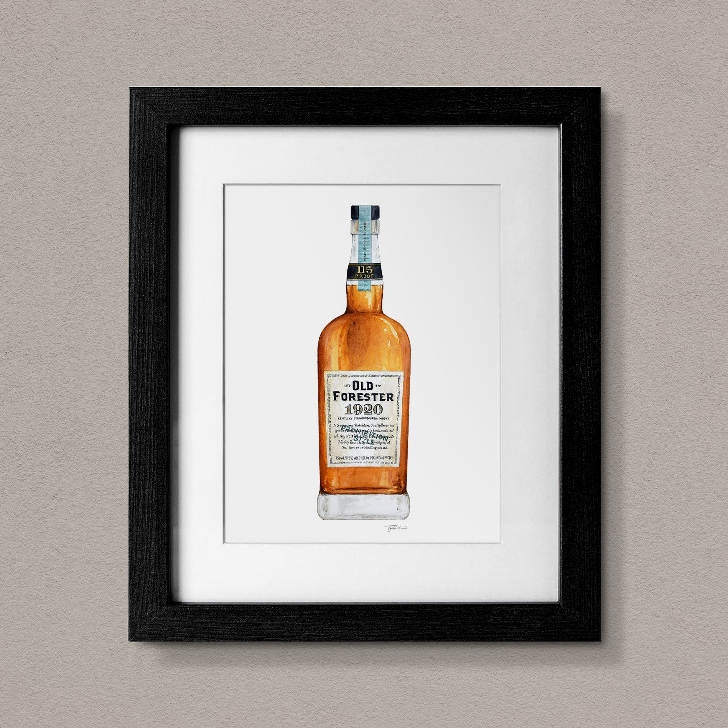 Old Forester 1920 Art Print
