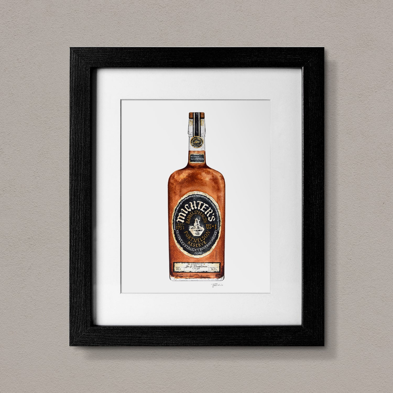 Michter's Fort Nelson Reserve Art Print