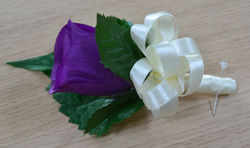 Purple Silk Rose - £1.95