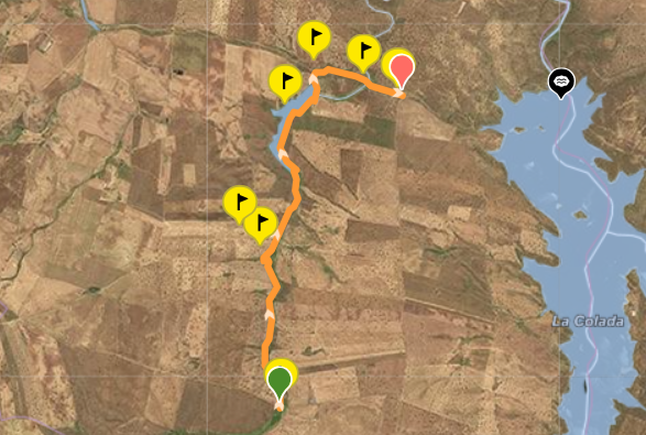 Ruta senderista Vereda de Belalcázar en la comarca de Los Pedroches