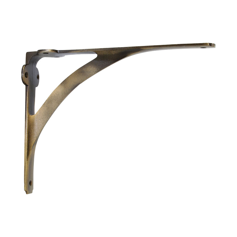 Thumbnail: Cottage Bracket Iron Rustic Shelf Bracket | 2 Sizes