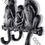 Thumbnail: INIRET Decorative Cast Iron Wall Hook Rack，Vintage Design Hanger，3 Monkeys Cast