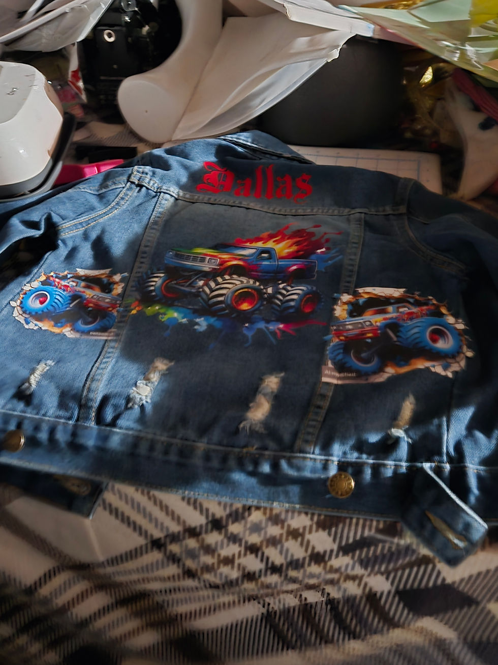 Miniature : Personalized jean jacket(kids)