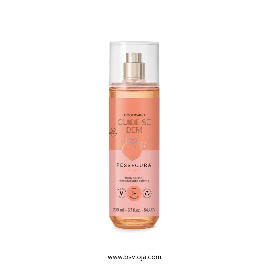 O Boticario Cuide-se Bem Body Splash Pessegura 200ml