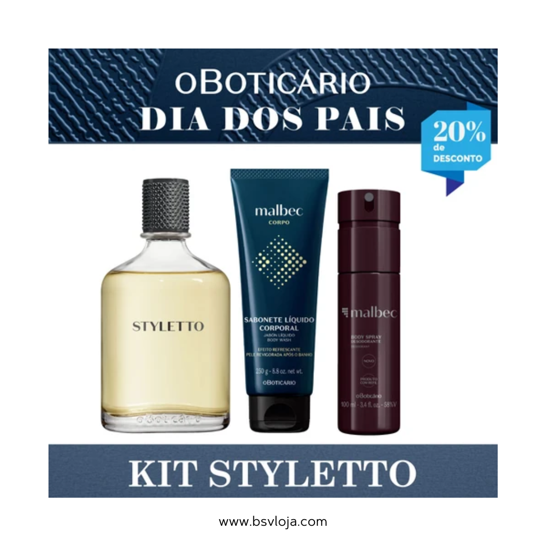 DIA DOS PAIS KIT STYLETTO