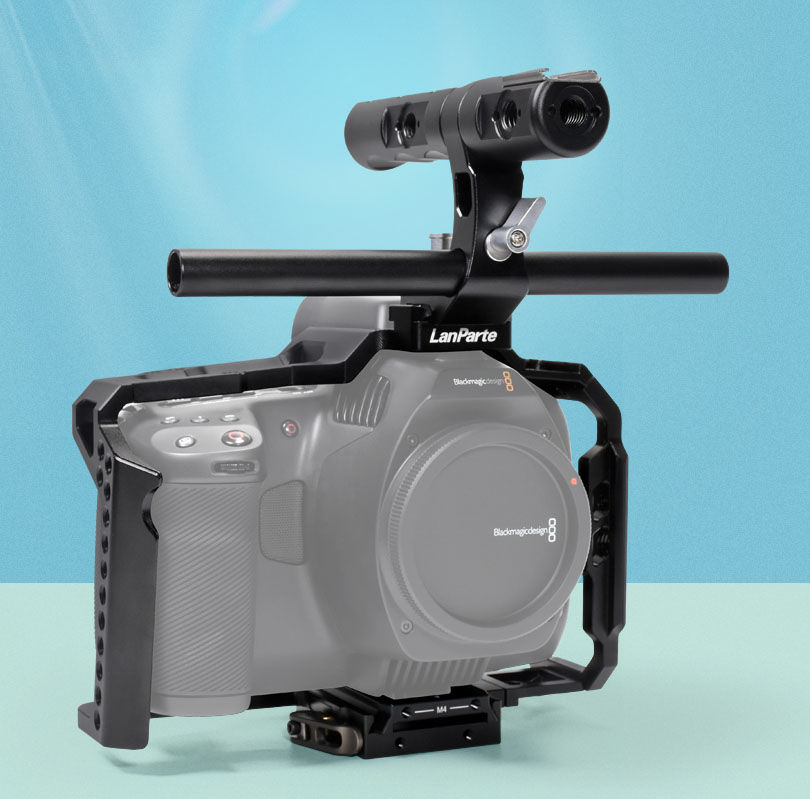 Blackmagic BMPCC 6K PRO - Camera Cage with Handle and Pole