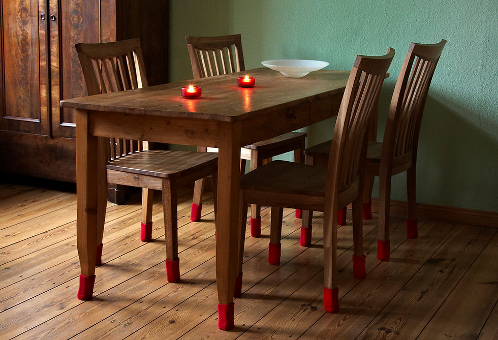 Thumbnail: Chair and table leg protectors - set for one chair or table with 4 legs