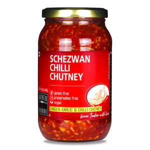 Grocery Gourmet Pantry Essentials Chilli Chili Crisps Oil Sichuan Chinese Condiments Dips Dressings Marinade Preservative Free Gluten Vegan Schezwan Chutney Asian