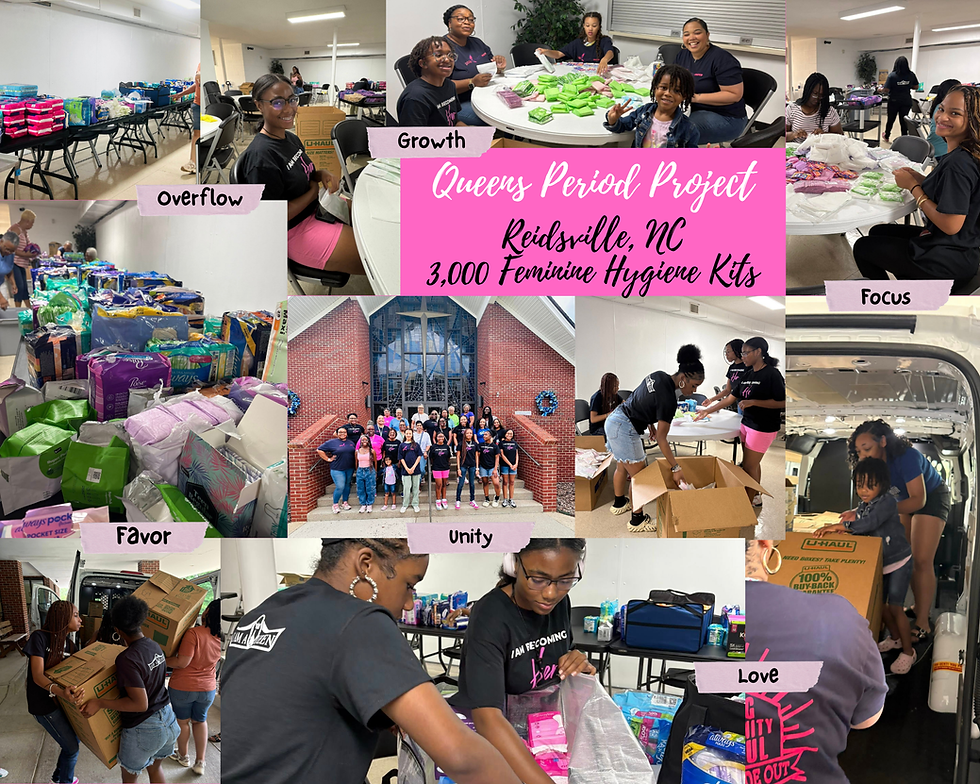 Season of Momentum: 3,000 Feminine Hygiene Kits Completed in Reidsville