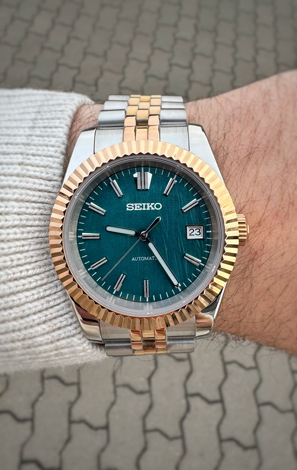 Seiko, Наручний годинник Rose Gold Waves mod