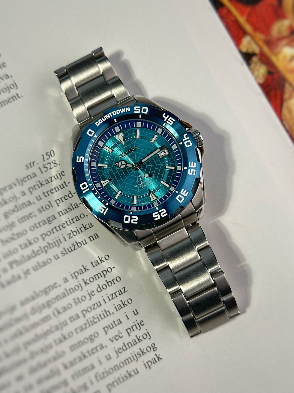 Прев'ю: Seiko, Наручний годинник Franko Blue mod