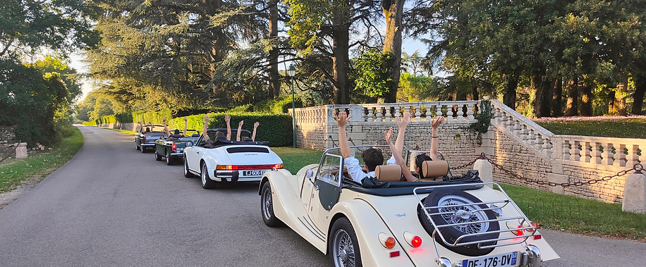 Prestations de location de voitures pour famille et particuliers : mariage, anniversaire, week-end