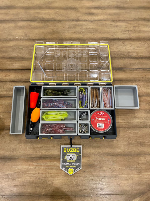 Fully Loaded Buzbe Box Colony 28 Horsemen Tackle