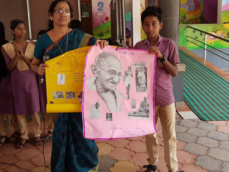 ഗാന്ധിജിയുടെ ഓർമ്മ 6A ക്ലാസ് പ്രൊജക്റ്റ്