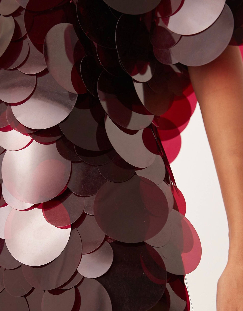 Миниатюра: Платье Burgundy Disc
