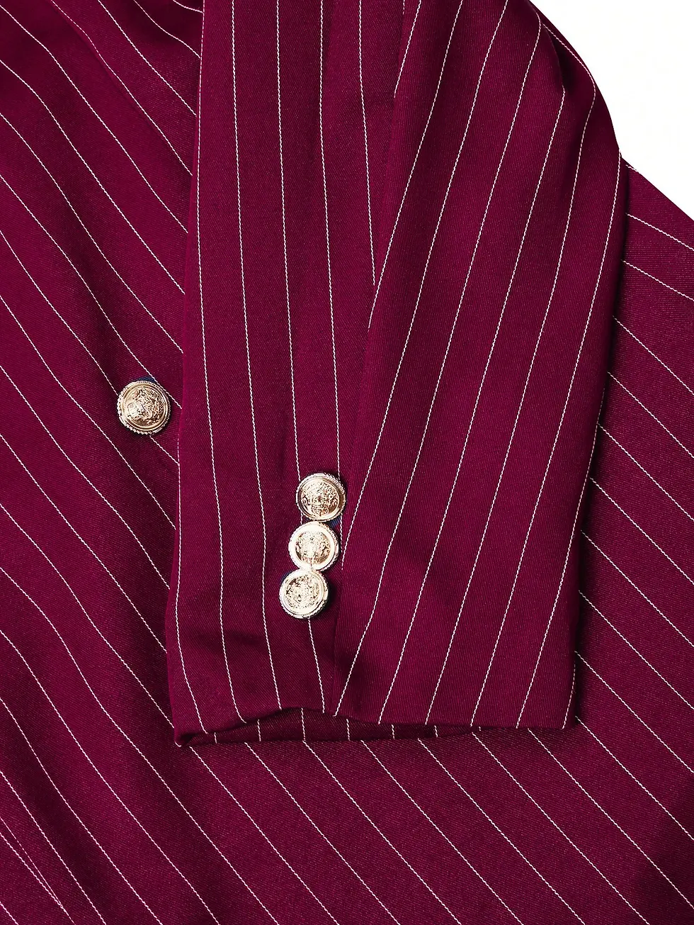 Thumbnail: Ülikond Royal Pinstripe Burgundy