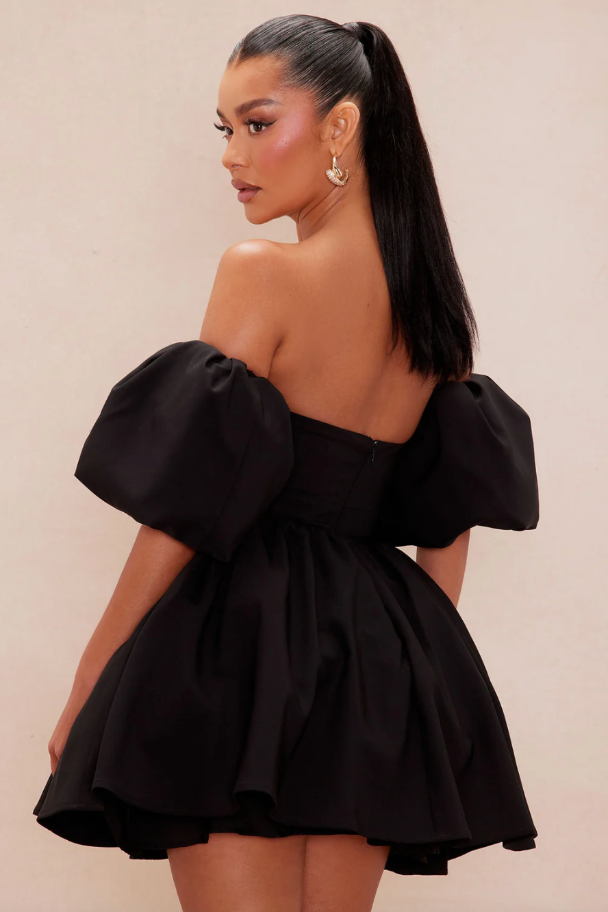 Миниатюра: Коктейльное платье Noir Puff