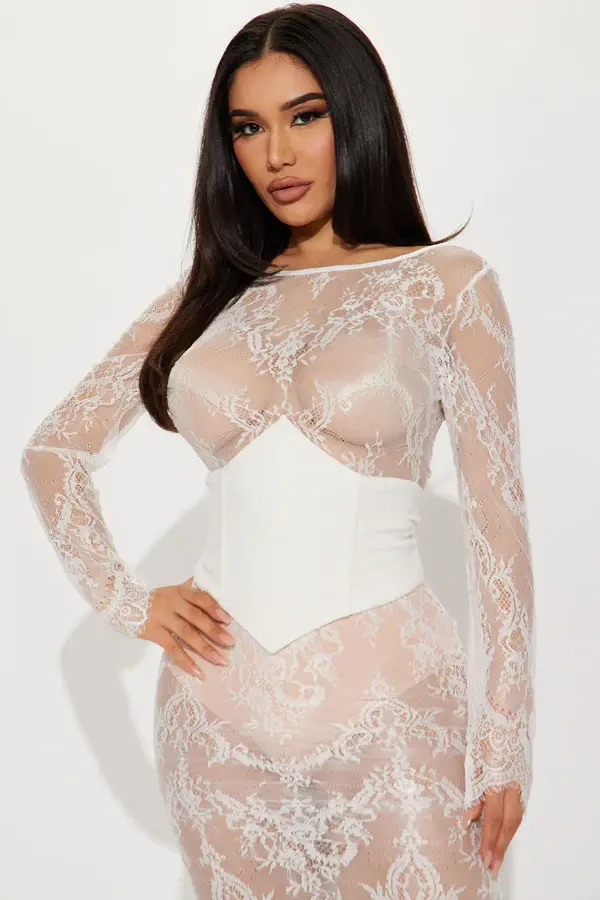 Thumbnail: Lace Me Up Midi Dress