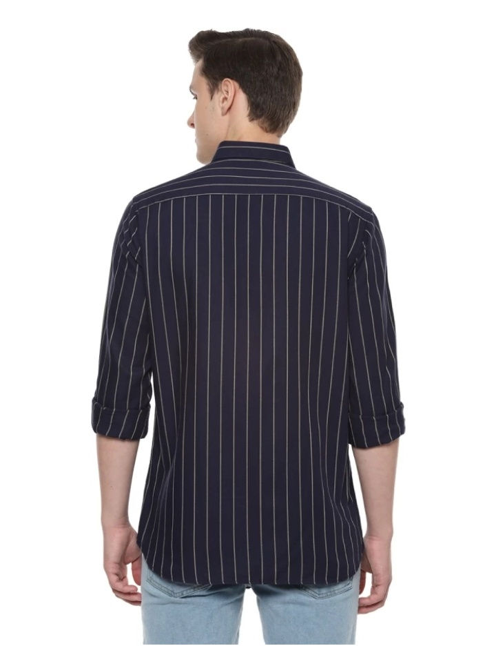 Thumbnail: Striped Casual Slim Fit Shirt