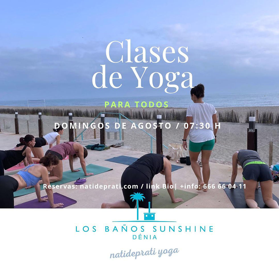 YOGA frente a la Playa en Dénia