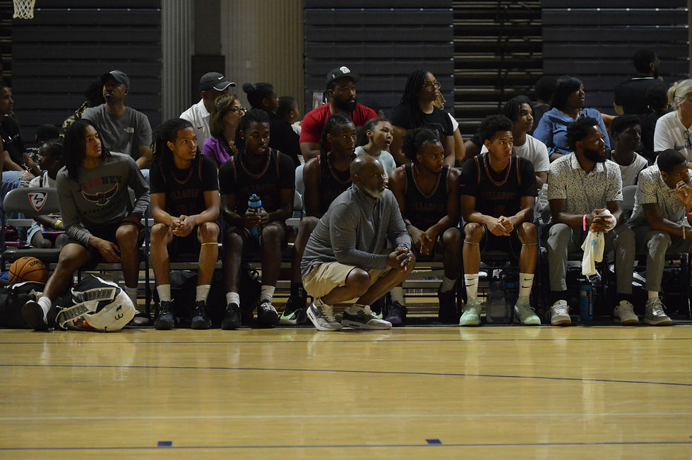 Hillgrove head coach Gregory Moultrie looks on as his team takes on KIPP Collegiate at GBCA Live