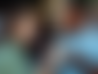 A couple eating tacos