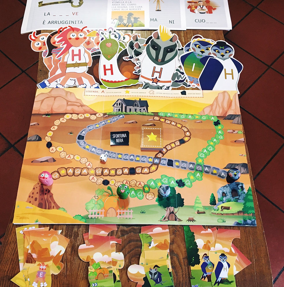 Il gioco di società interattivo che completa il pacchetto educativo "FormiCHE in fuga"
