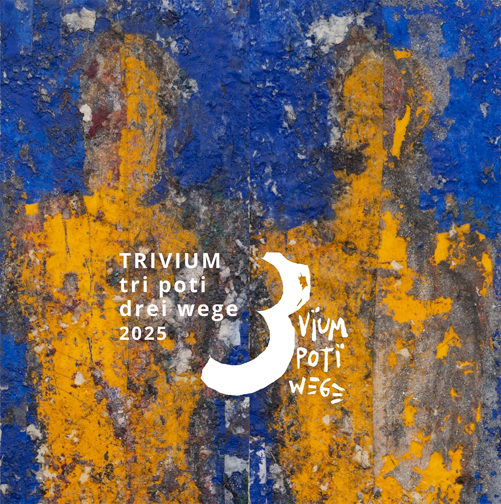 Valentin Oman | Ecce homo, 200 x 50 cm, mešana tehnika na platnu | Mischtechnik auf Leinwand, 2023