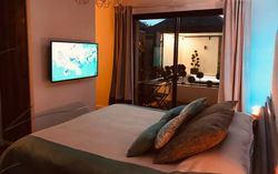 Anandita Chambre vue patio