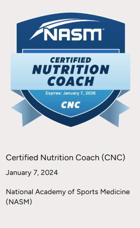 Certified Nutrition Coach