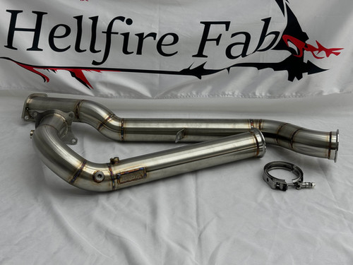 V2 J-Pipe CATLESS (2015-2021 WRX) | Hellfire Fabrication