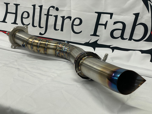 Pie Cut Side Exit Exhaust CATLESS (2015-2021 WRX) | Hellfire