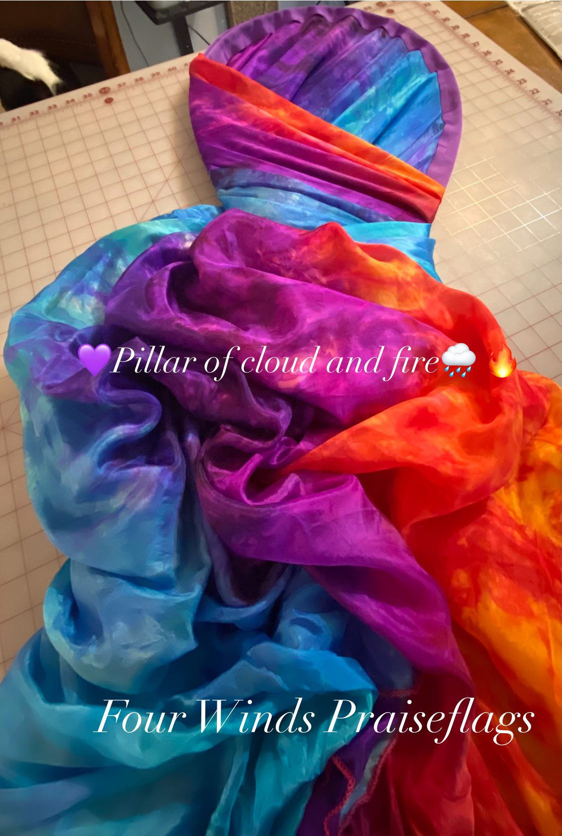 Silk Flags: Pillar of Cloud and Fire
