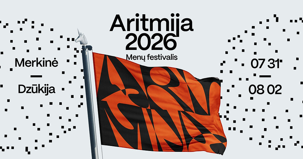 ARITMIJA 2026★ Menų festivalis Merkinėje